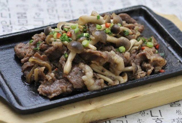 牛ロースと野菜のプルコギ